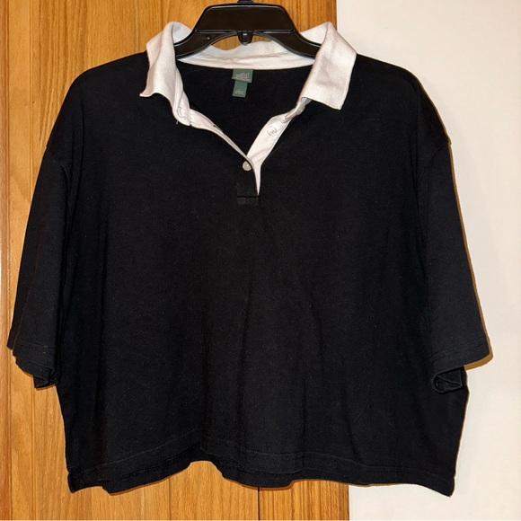 Wild fable polo cropped shirt size L - Picture 2 of 4